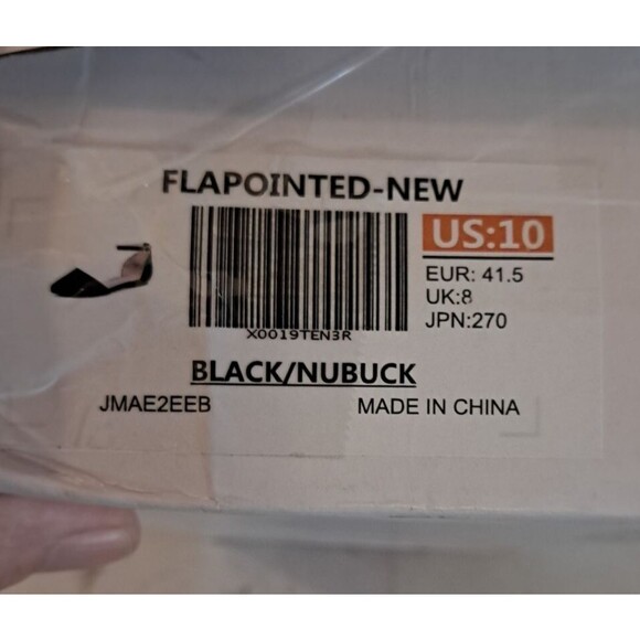 New Dream Paris Sandals Womens Sz 10 Closed Toe Flats Summer Shoes Buckle Ankle - Picture 15 of 15